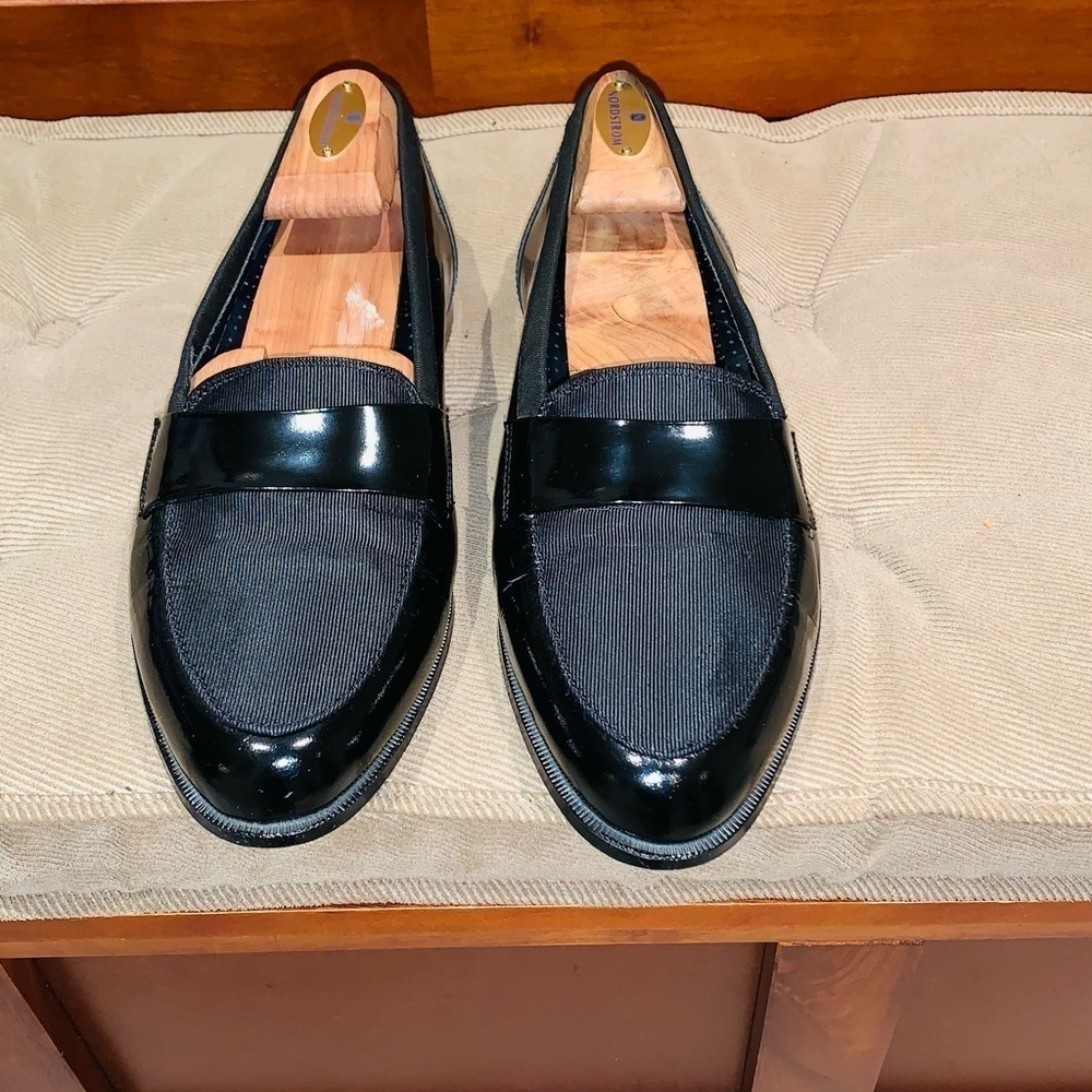 Adolfo Patent Leather Formal Loafers